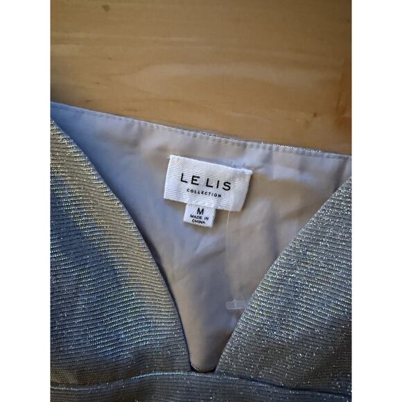 La lis Shimmer Bralette Silver Crop Top M - Picture 3 of 3